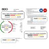 Philippines BDO bank credit card statement in Word and PDF format, 2 pages