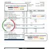 Portugal Banco BAI Europa bank statement Excel and PDF template