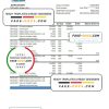 Saint Lucia Loyal bank statement, Excel and PDF template
