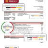 Papua New Guinea Kina Securities Limites bank statement Excel and PDF template