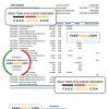 Panama Banistmo bank statement Excel and PDF template