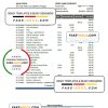 Paraguay Banco Amambay bank statement Excel and PDF template