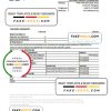 Paraguay BBVA bank statement Excel and PDF template