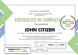 USA Law Internship certificate template in Word and PDF format USA Law Internship certificate template in Word and PDF format