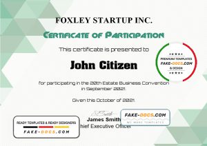 USA Participation certificate template in Word and PDF format USA Participation certificate template in Word and PDF format