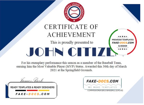 USA Basketball Participation Certificate template in Word and PDF format