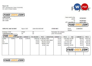 USA software technologies company employee sheet template in Word and PDF format