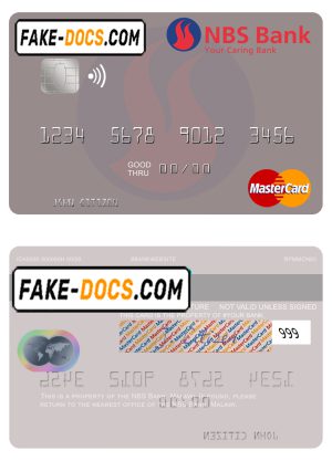 Malawi NBS bank mastercard credit card template in PSD format Malawi NBS bank mastercard credit card template in PSD format