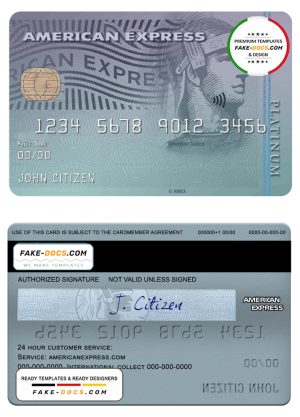 USA Discover bank AMEX platinum card template in PSD format, fully editable USA Discover bank AMEX platinum card template in PSD format, fully editable