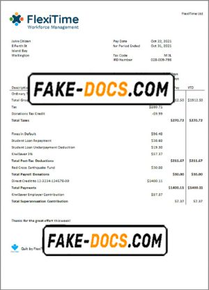 USA FlexiTime workforce management & payroll solutions invoice template in Word and PDF format, fully editable USA FlexiTime workforce management & payroll solutions invoice template in Word and PDF format, fully editable