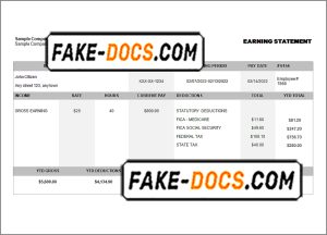 justly right pay stub template in Word and PDF format justly right pay stub template in Word and PDF format