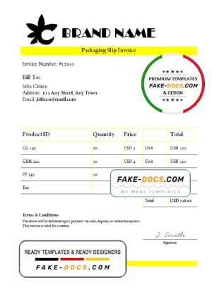 fine premium universal multipurpose invoice template in Word and PDF format, fully editable