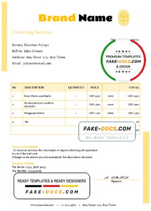 restore flash universal multipurpose invoice template in Word and PDF format, fully editable