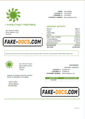 speedy balance bank universal multipurpose bank account reference template in Word and PDF format