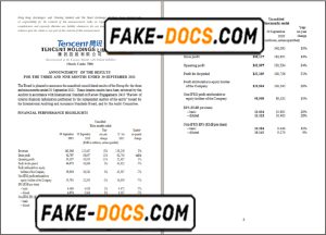 USA Tencent invoice template in Word and PDF format, fully editable USA Tencent invoice template in Word and PDF format, fully editable