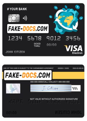 jet world universal multipurpose bank visa electron credit card template in PSD format, fully editable jet world universal multipurpose bank visa electron credit card template in PSD format, fully editable