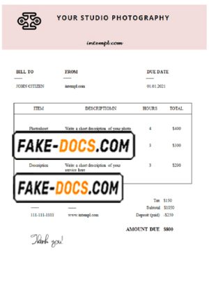 fragile unity universal multipurpose professional invoice template in Word and PDF format, fully editable