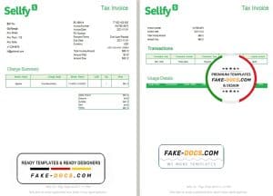Latvia Sellfy tax invoice template in Word and PDF format, fully editable Latvia Sellfy tax invoice template in Word and PDF format, fully editable