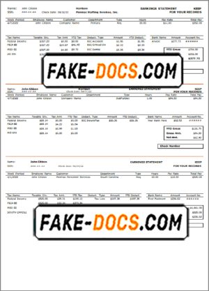 better help pay stub template in Word and PDF format