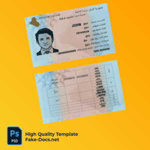iraq driver license docs 300x300 - driver licence, passport, utility bill psd temolate