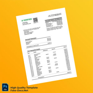 Australia Verified Bank Bank Statement Template in Word and PDF formats Australia Verified Bank Bank Statement Template in Word and PDF formats