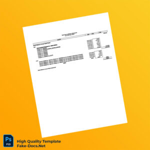 Bangladesh Bank Reconciliation Statement Template in Word and PDF formats