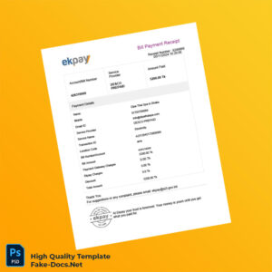 Bangladesh DESCO Editable Utility Bill Template in Word and PDF formats 3 page