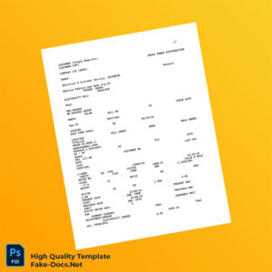 Bangladesh Dhaka Power Distribution Company Limited Editable Utility Bill Template in Word and PDF formats 4 page