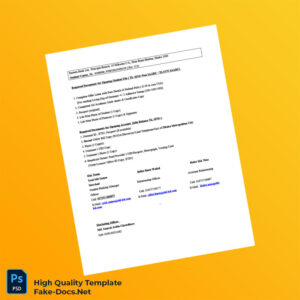 Bangladesh Eastern Bank Ltd Editable Requirements To Open SF PB Template in Word and PDF formats