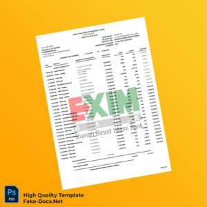 Bangladesh Export Import Bank of Bangladesh Limited Bank Statement Template in Word and PDF formats Bangladesh Export Import Bank of Bangladesh Limited Bank Statement Template in Word and PDF formats