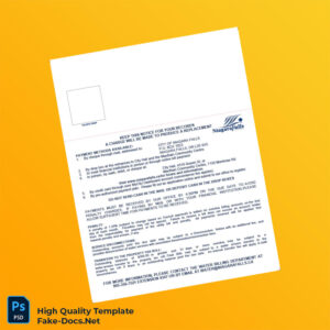 Canada City of Niagara Falls Editable Payment Options Template in Word and PDF formats