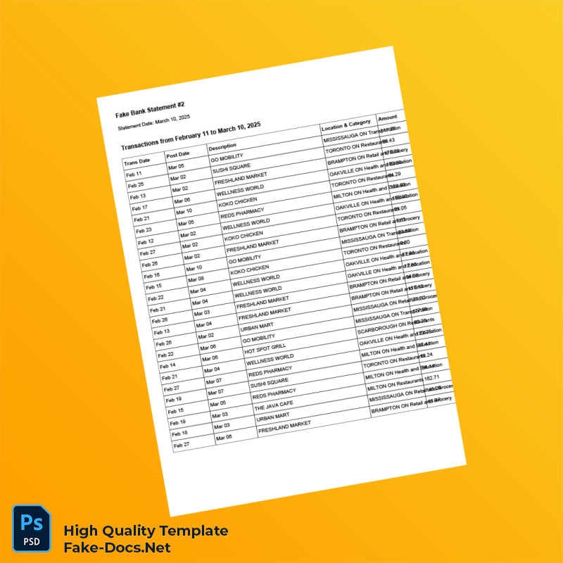Canada Document Type Template in Word and PDF formats Canada Document Type Template in Word and PDF formats
