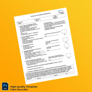 Canada Editable Registration Checklist Template in Word and PDF formats Canada Editable Registration Checklist Template in Word and PDF formats