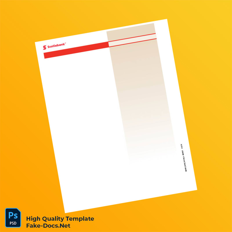 Canada Scotiabank Credit Card Statement Template in Word and PDF formats 6 page Canada Scotiabank Credit Card Statement Template in Word and PDF formats 6 page