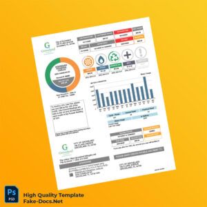 Credit Card Editable Statement Template in Word and PDF formats 4 page