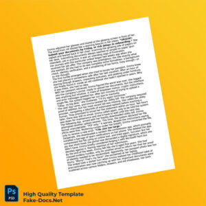 Editable Document Template in Word and PDF formats 2 page Editable Document Template in Word and PDF formats 2 page