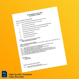 Editable Journal Entry and General Ledger Template in Word and PDF formats 2 page Editable Journal Entry and General Ledger Template in Word and PDF formats 2 page