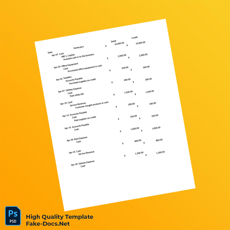 Editable Journal Template in Word and PDF formats Editable Journal Template in Word and PDF formats