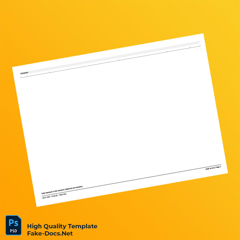 Egypt QNB Bank Statement Template in Word and PDF formats 4 page Egypt QNB Bank Statement Template in Word and PDF formats 4 page