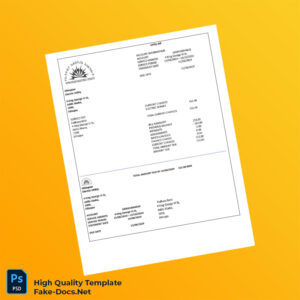Ethiopia Ethiopian Electric Utility Editable Electricity Bill Template in Word and PDF formats Ethiopia Ethiopian Electric Utility Editable Electricity Bill Template in Word and PDF formats