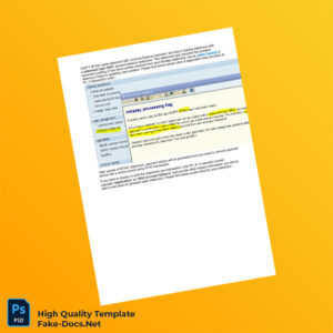 Germany SWIFT MT942 Bank Statement Template in Word and PDF formats 2 page