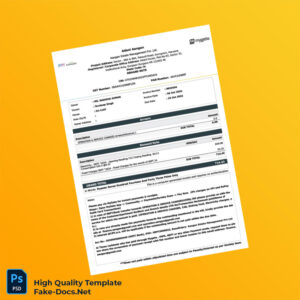 India Adani Aangan Editable Invoice Template in Word and PDF formats 2 page