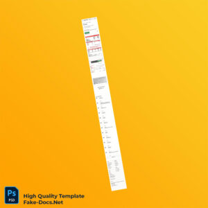 India Airtel Editable Bill Template in Word and PDF formats