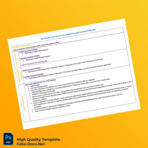 India Editable Address Proof Document Template in Word and PDF formats 2 page