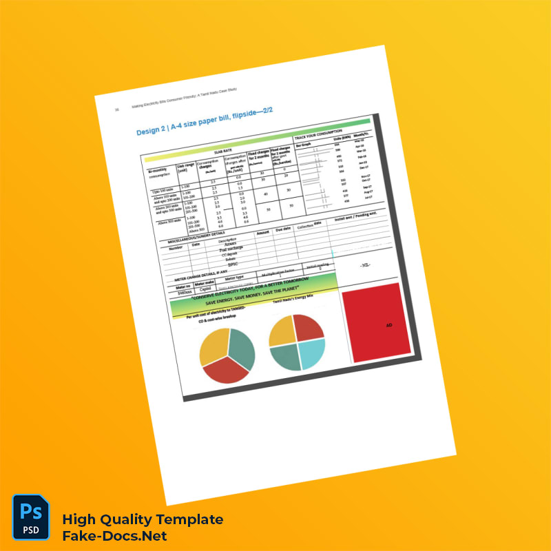 India Editable Electricity Bill Template in Word and PDF formats 6 page India Editable Electricity Bill Template in Word and PDF formats 6 page
