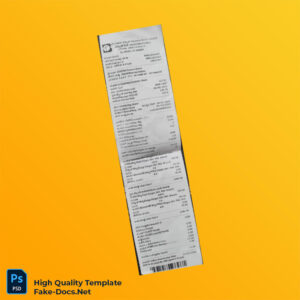 India Electricity Provider Editable Electricity Bill Template in Word and PDF formats