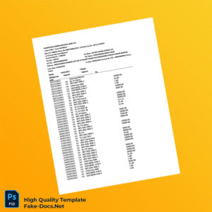 India GPUR MAHANAGARPALIKA KARMACHARI BAH BANK LTD Salary Bank Statement Template in Word and PDF formats 4 page