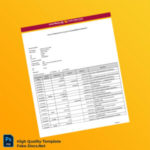 India20Punjab20National20Bank20Account20Statement20Template20in20Word20and20PDF20formats 300x300 - driver licence, passport, utility bill psd temolate
