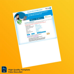 India SBI Editable Payment Acknowledgement Template in Word and PDF formats India SBI Editable Payment Acknowledgement Template in Word and PDF formats