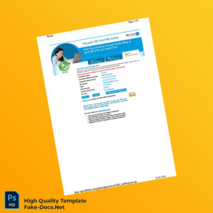 India SBI Editable Payment Acknowledgment Template in Word and PDF formats India SBI Editable Payment Acknowledgment Template in Word and PDF formats